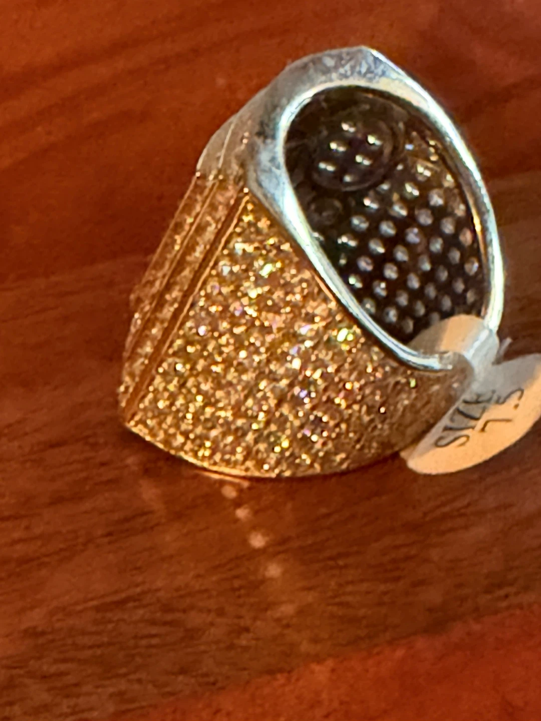 Men's Ring Size 7.5 Sterling Silver & CZ - photo 5
