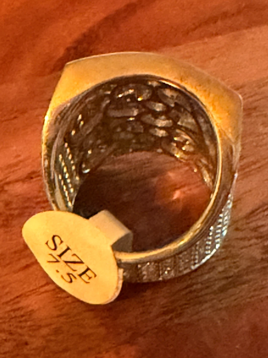 Men's Ring Size 7.5 Sterling Silver & CZ - photo 3