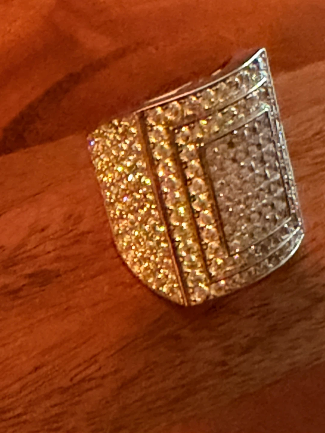 Men's Ring Size 7.5 Sterling Silver & CZ - photo 2