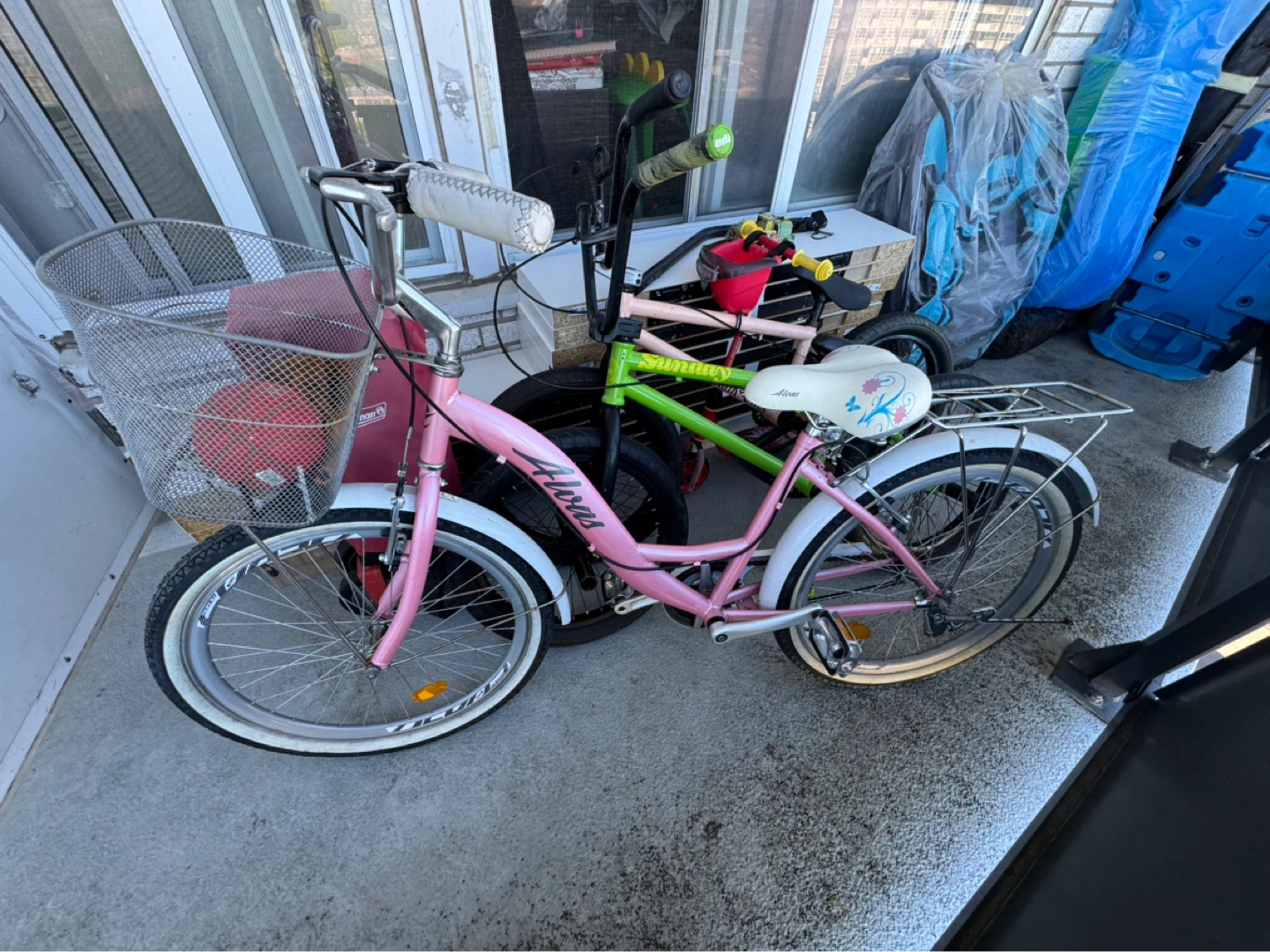 Pink Cruiser Bicycle with Basket - photo 2