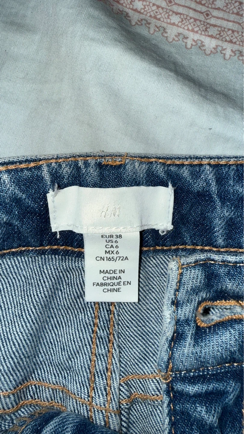 H&M Blue Denim Jeans Size 6 - photo 2