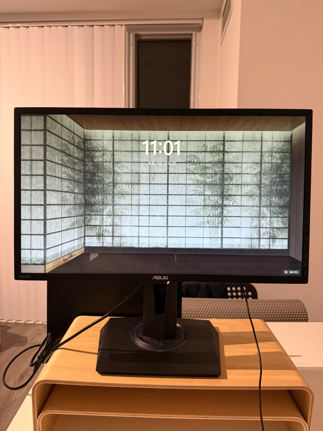 ASUS VG245 24" Gaming Monitor and ikea stand - photo 4