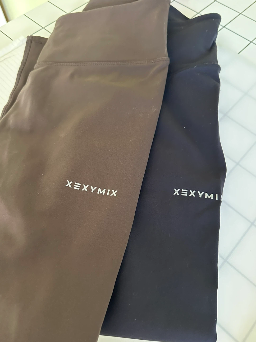 XEXYMIX Leggings - dark grey & dark brown (xs)