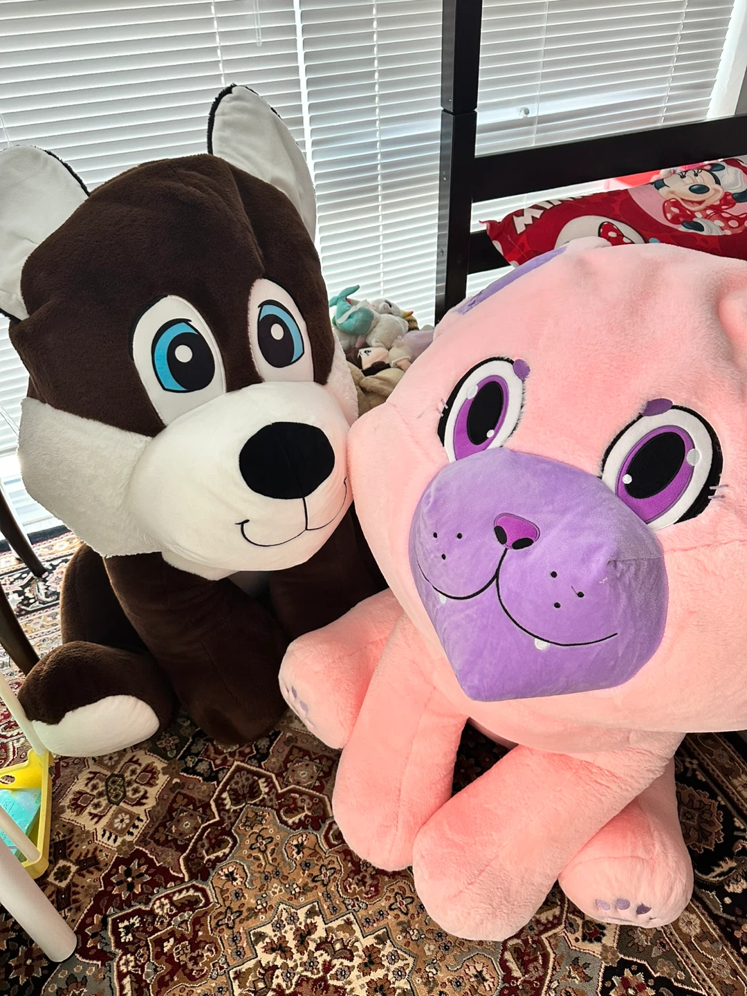 Two large plush stuffed animals - photo 2