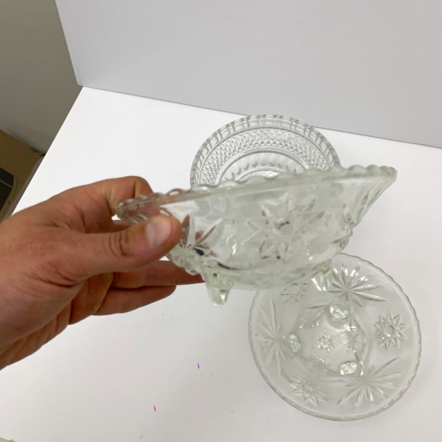 Glass Serving Bowls Dessert Bowls Pedestal Dining Bowls Set Of 3 - photo 5