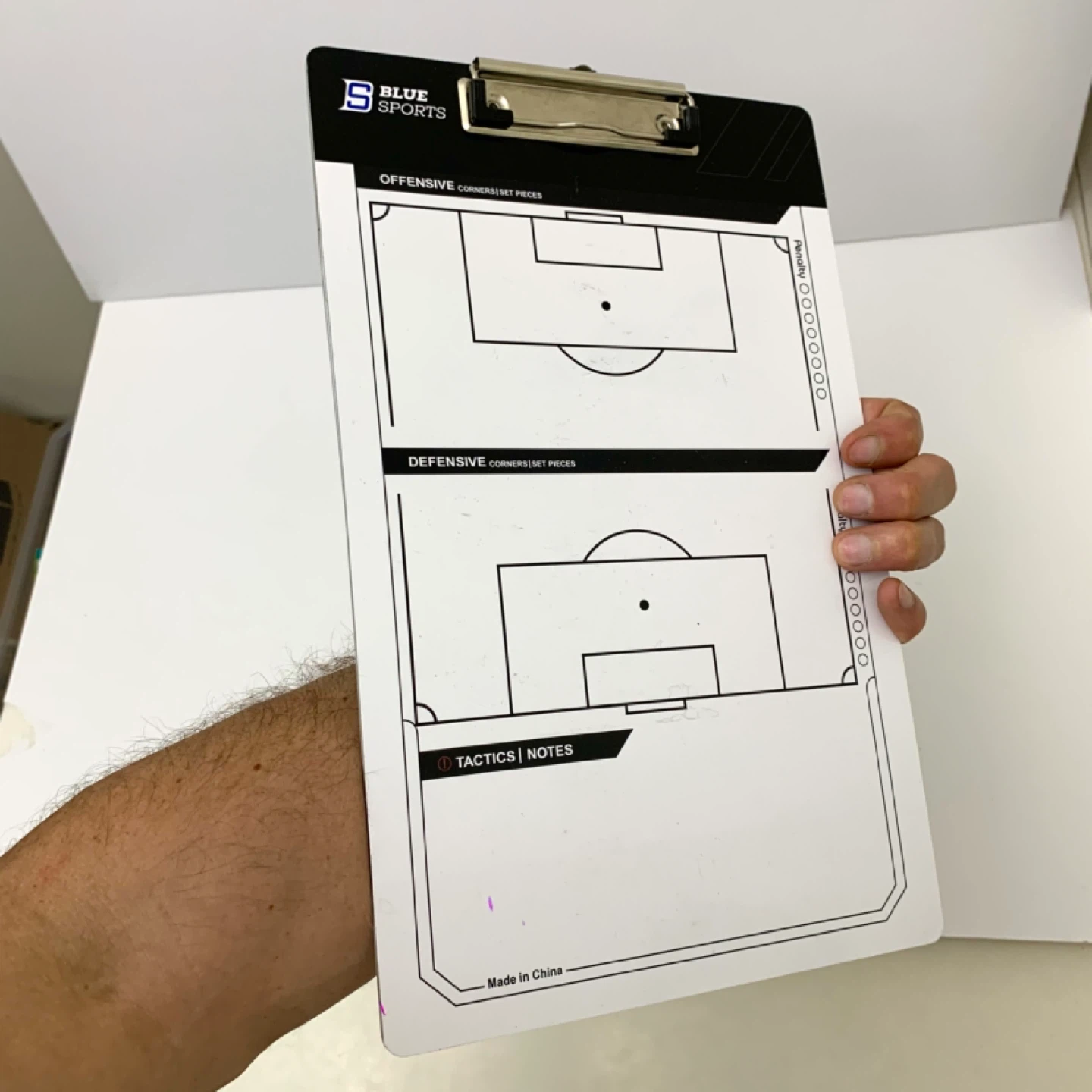 Soccer Coach Clipboard Soccer Tactics Board Dry Erase Coaching - photo 3