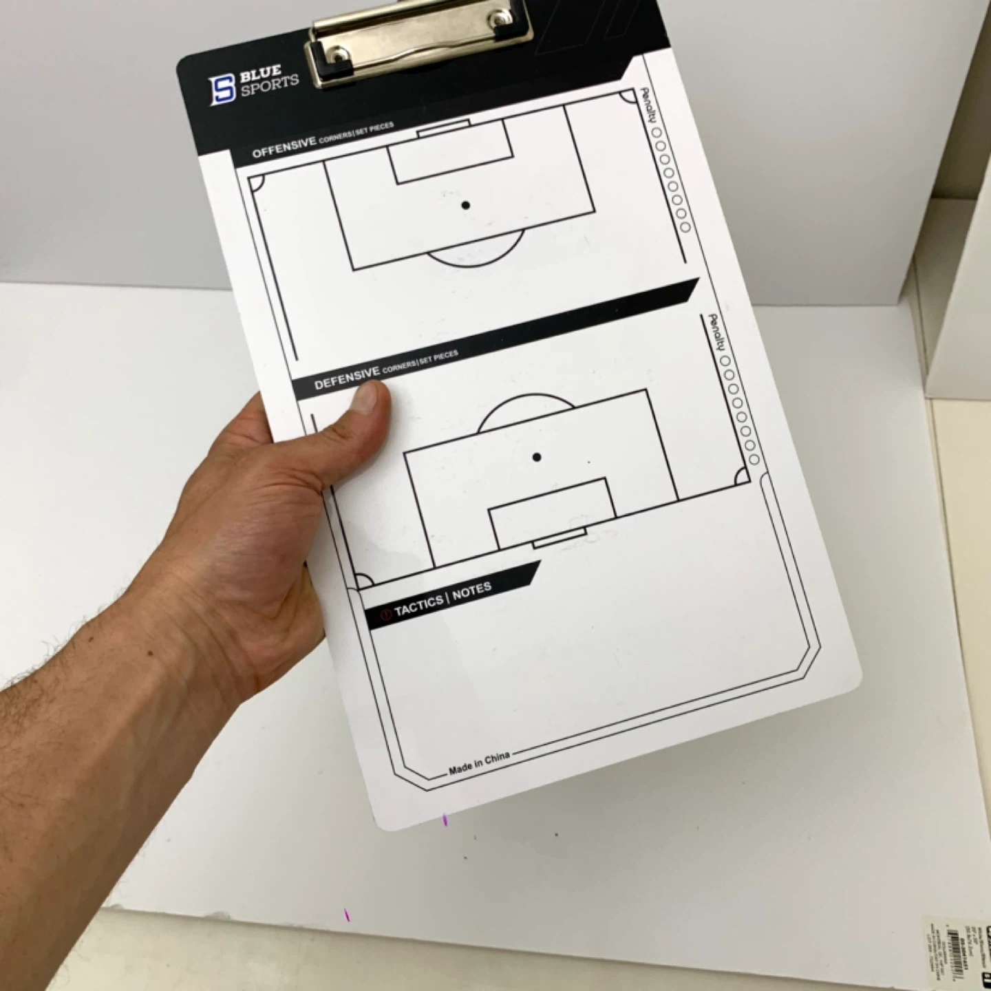 Soccer Coach Clipboard Soccer Tactics Board Dry Erase Coaching - photo 4