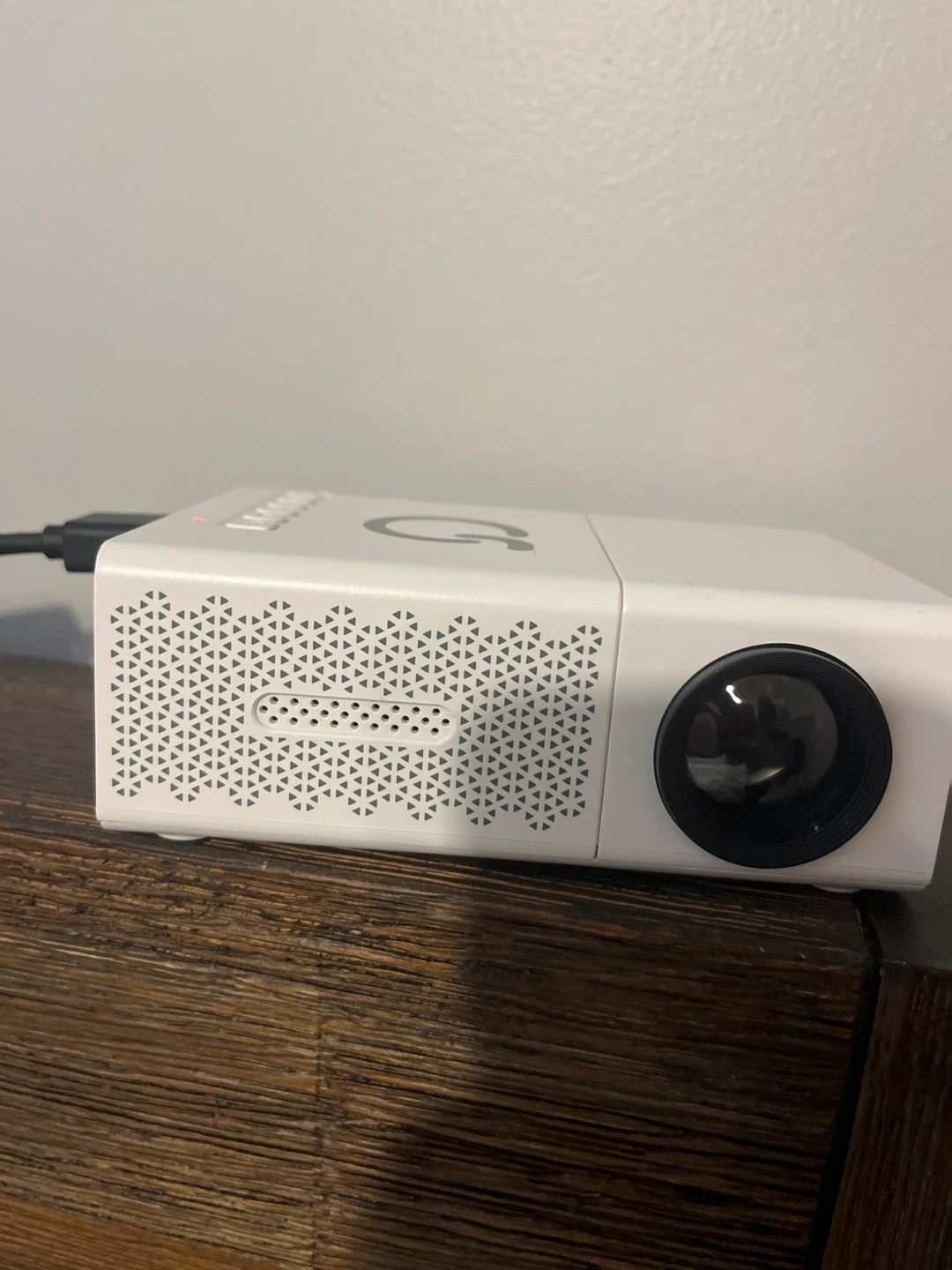 White Portable Projector