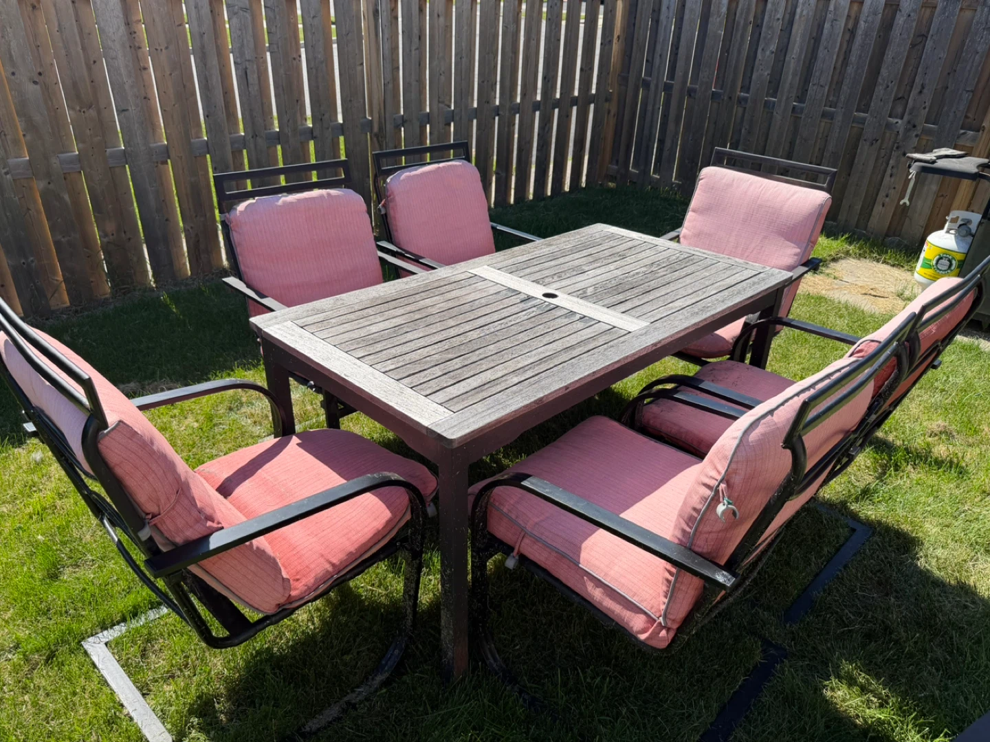 Patio Dining Set with 4 Chairs - photo 2