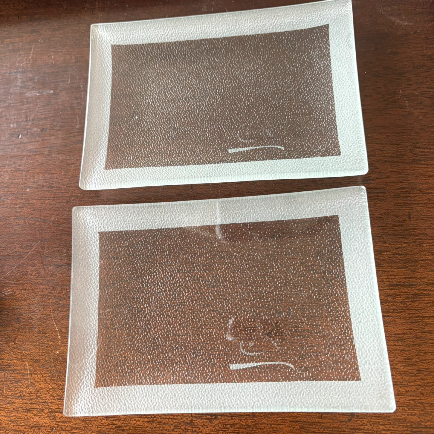 Glass Serving Dishes - Set of 2