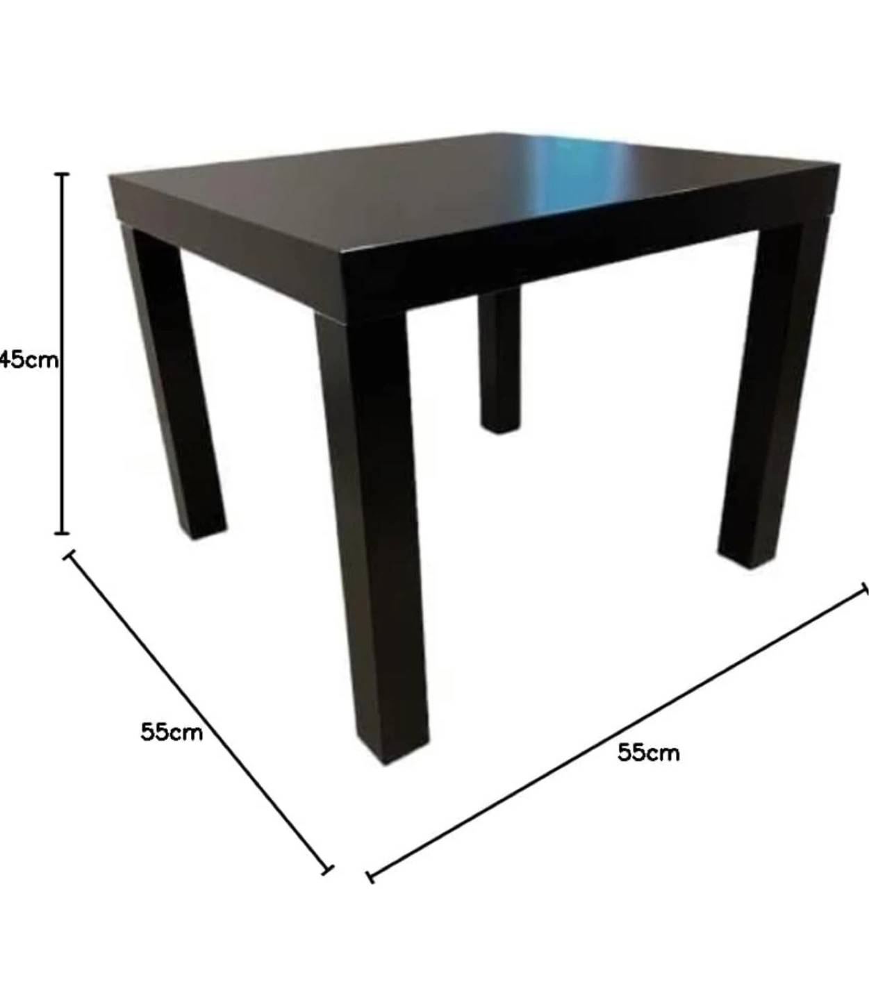 IKEA Lack side table black