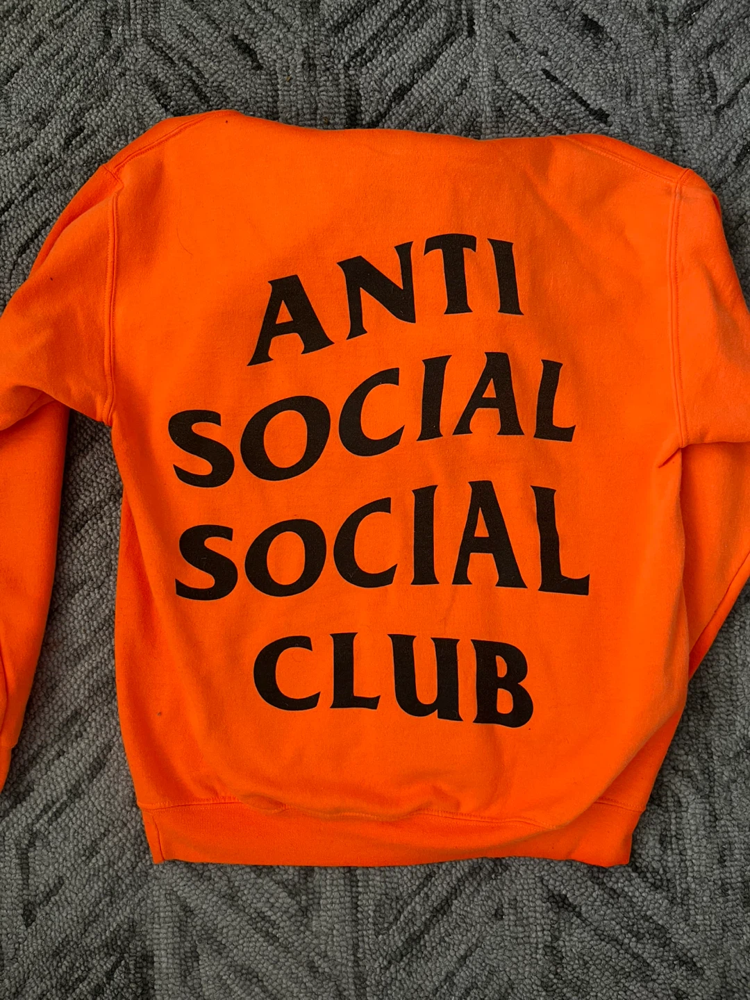 Anti Social Social Club Orange Hoodie - photo 2