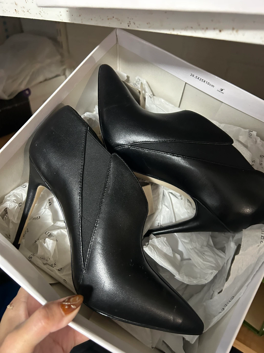Guess Los Angeles Black Ankle Boots