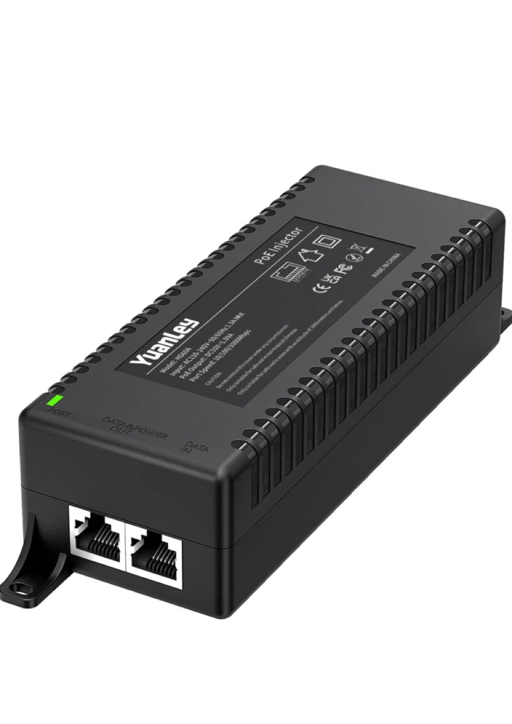 Yuanley HG60A Gigabit PoE++ Injector Adapter