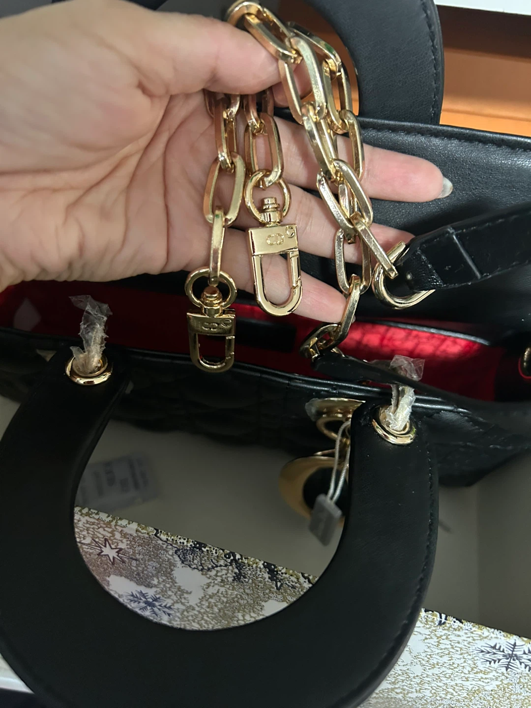Black Leather Lady Handbag - photo 2