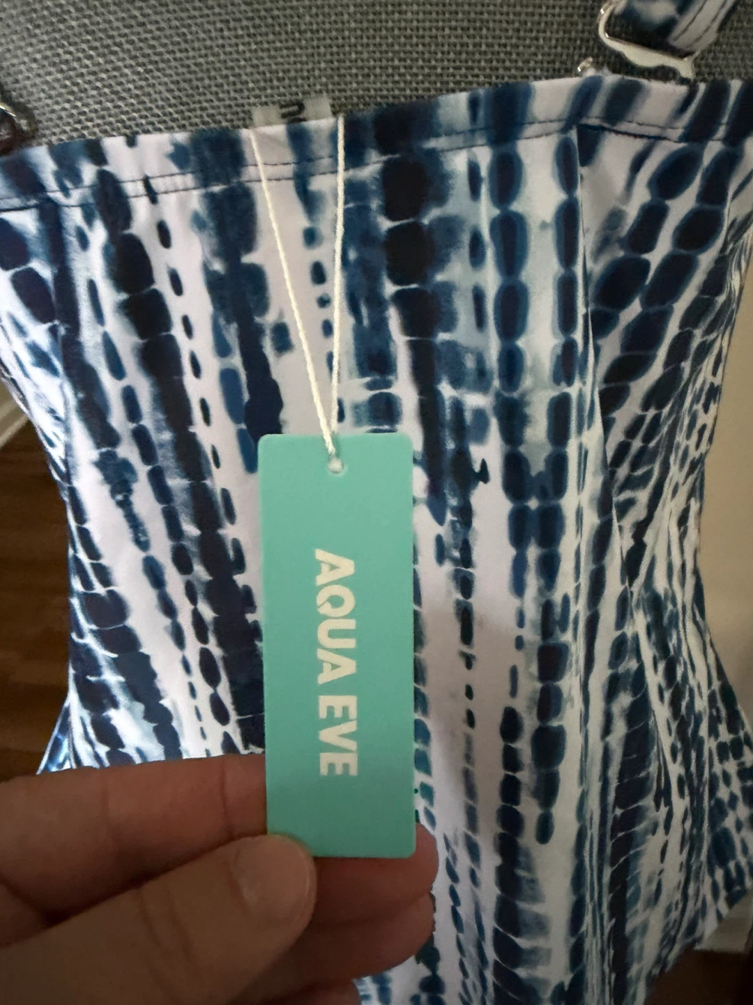 Aqua Eve Blue Tie-Dye Swim Tankini Top - photo 3