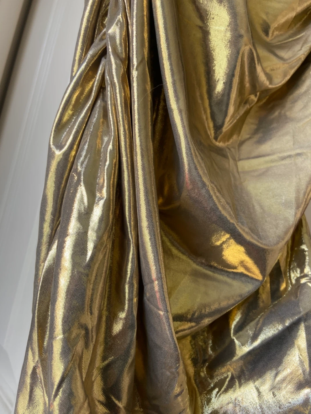 Gold Ruched Bodycon Dress - photo 2