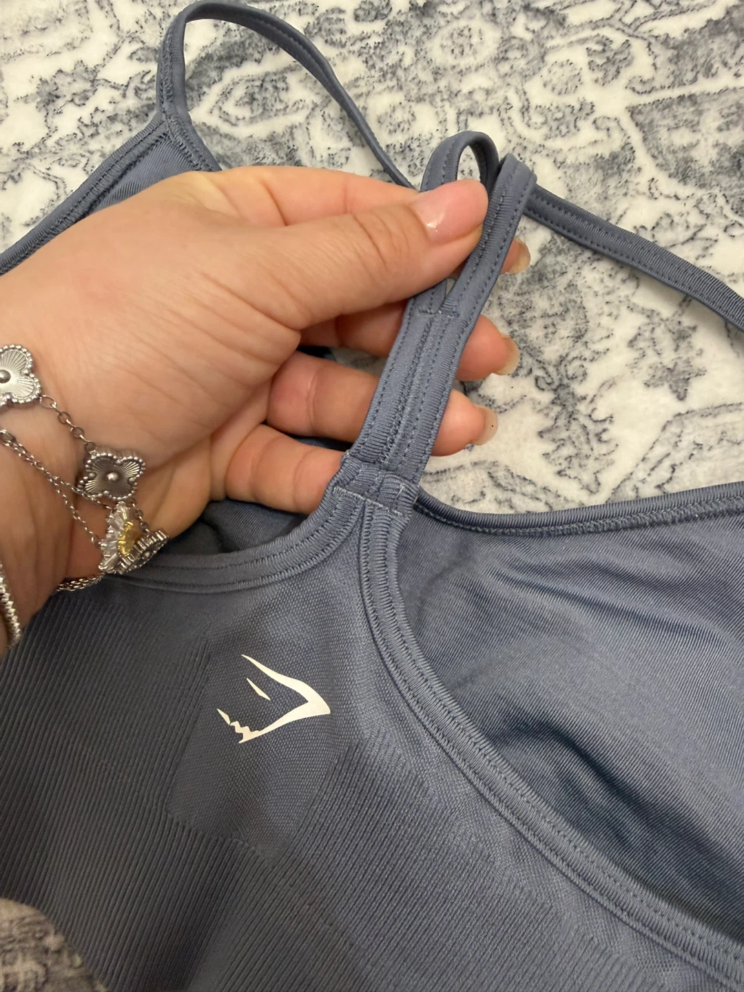 Gymshark Sports Bra - Grey, Size M - photo 4