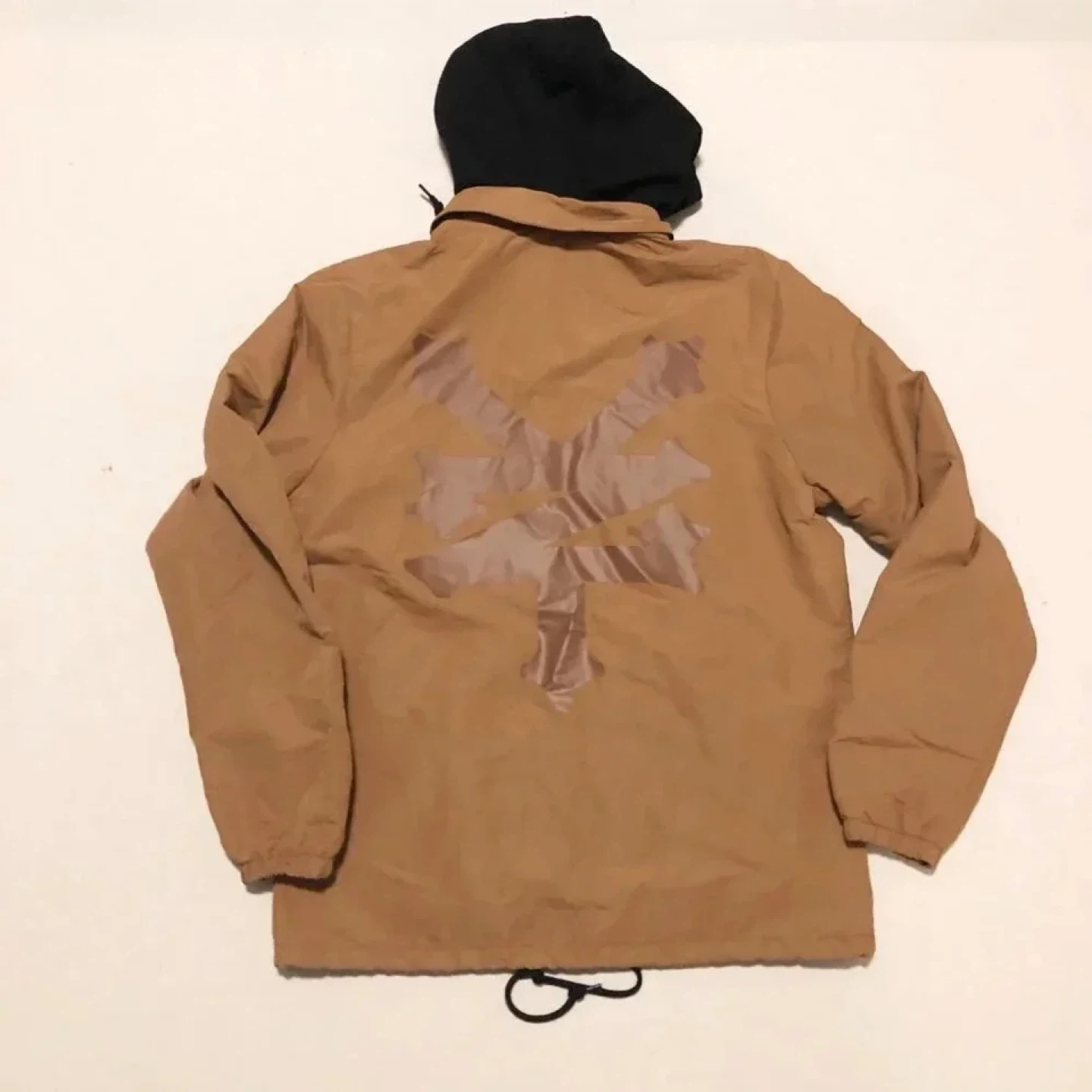 Zoo York Tan & Black Hooded Coach Jacket - photo 4