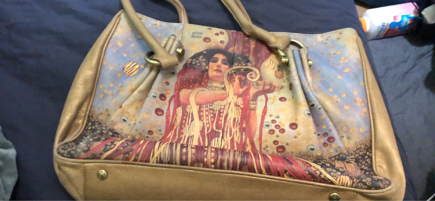 Handbag with Klimt artwork - photo 3