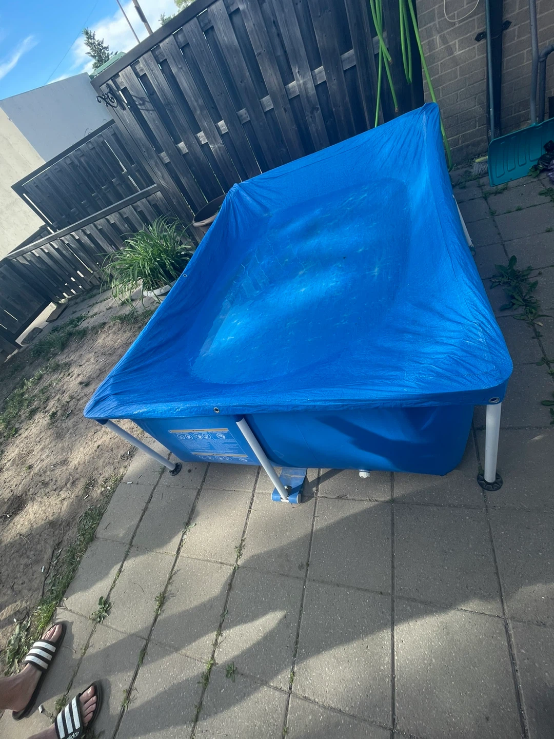 INTEX rectangular metal frame pool