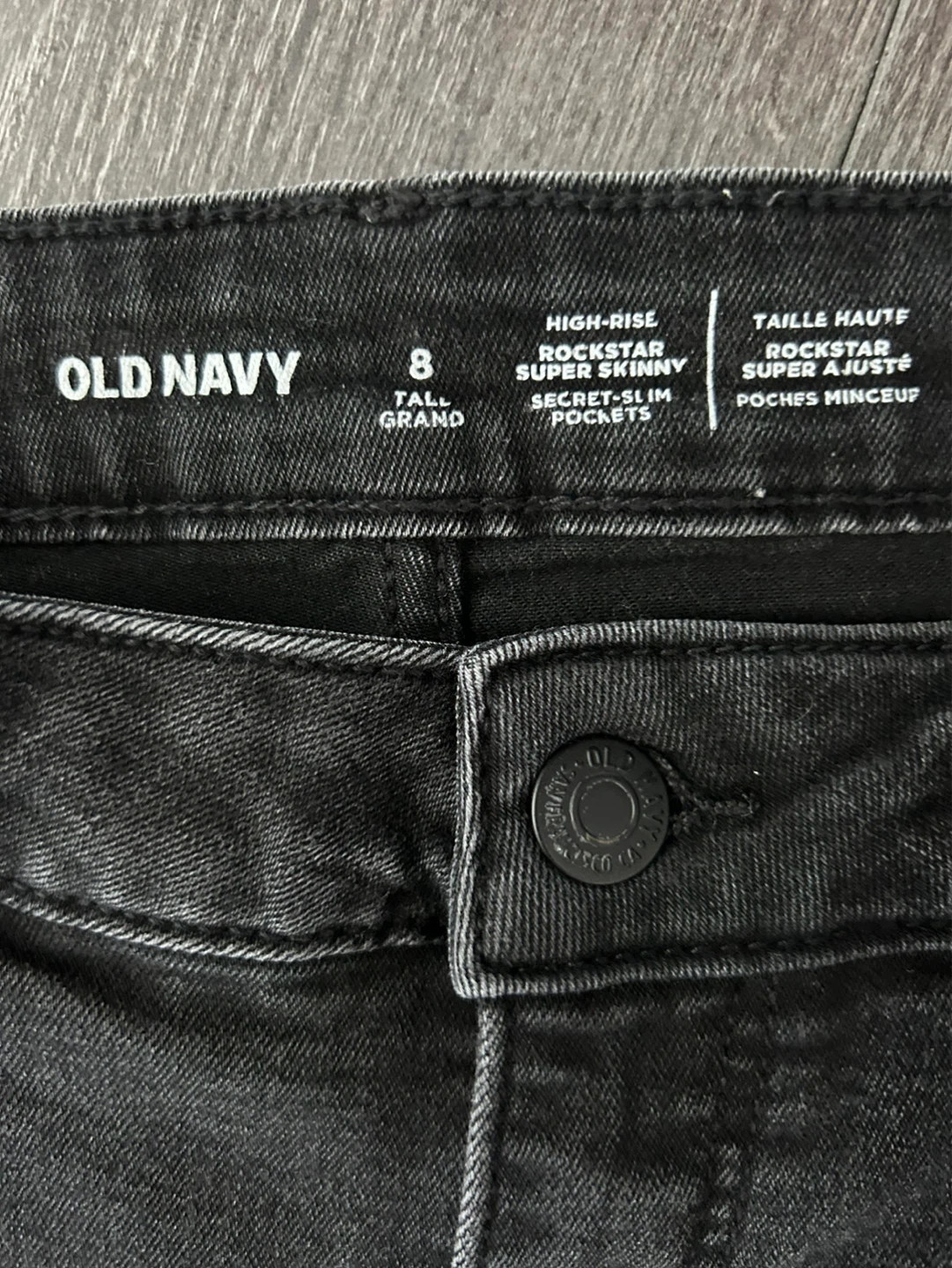 Old Navy Black Rockstar Super Skinny Jeans - photo 4