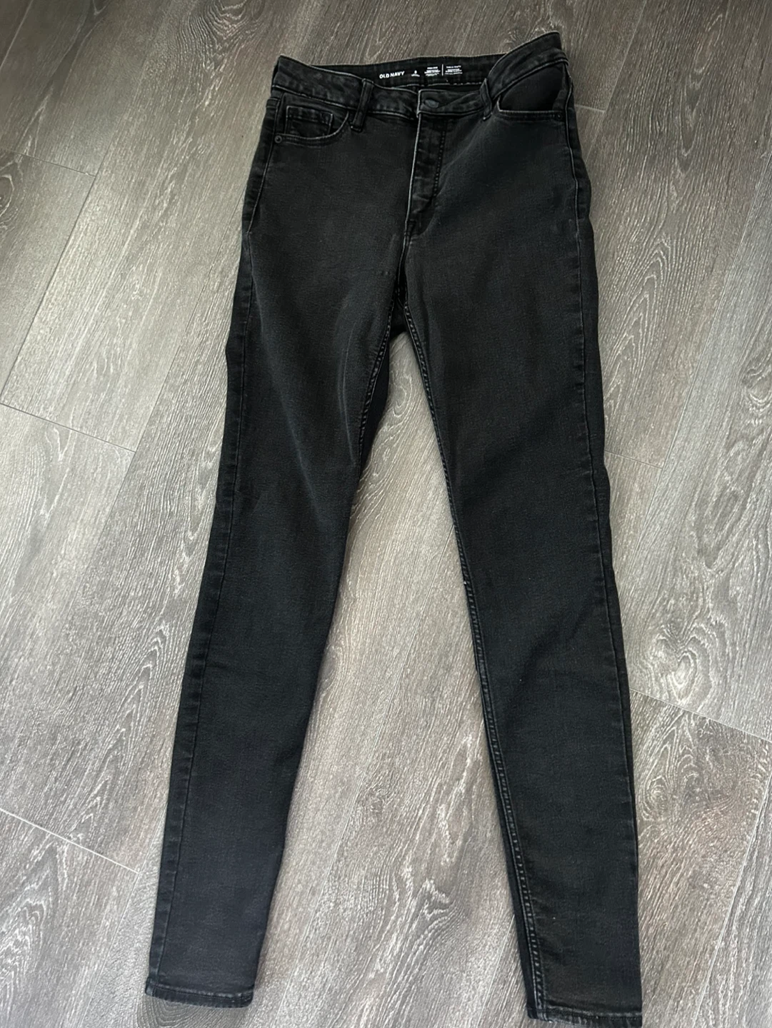 Old Navy Black Rockstar Super Skinny Jeans
