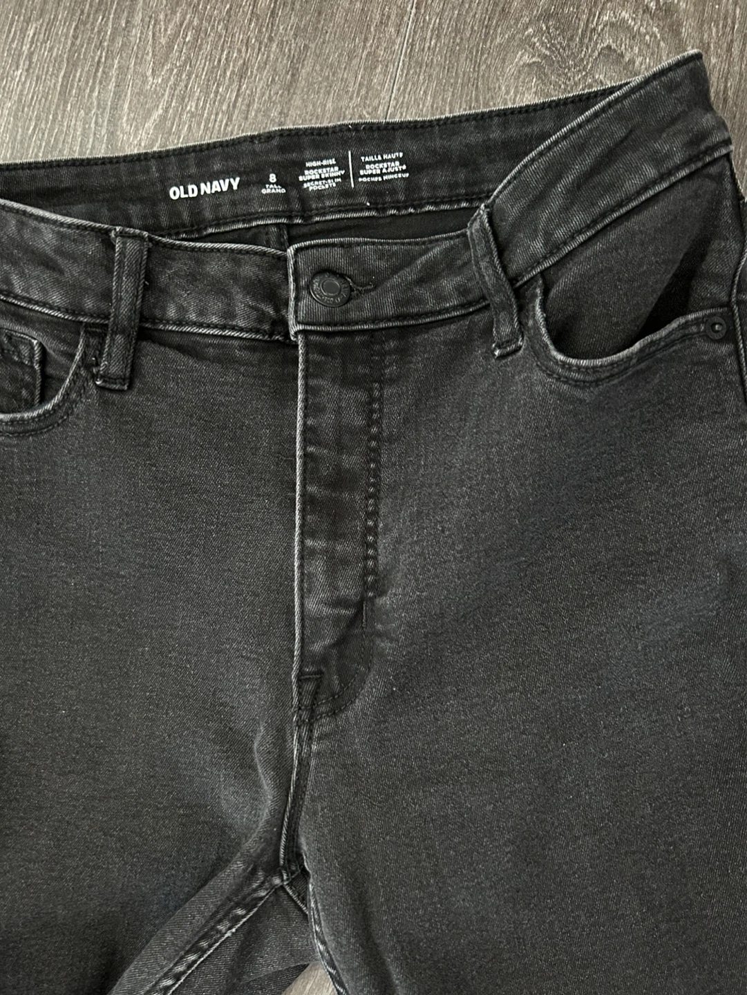 Old Navy Black Rockstar Super Skinny Jeans - photo 3