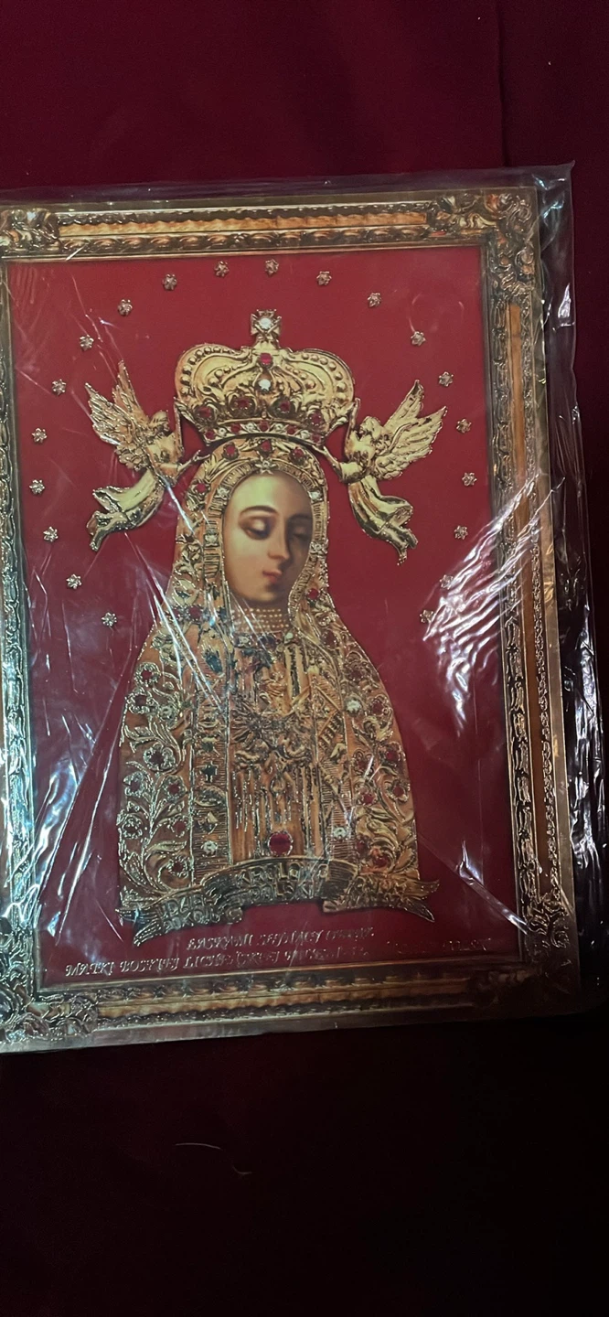 Catholic Icon of the Blessed Virgin Mary of Czestochowa - photo 2