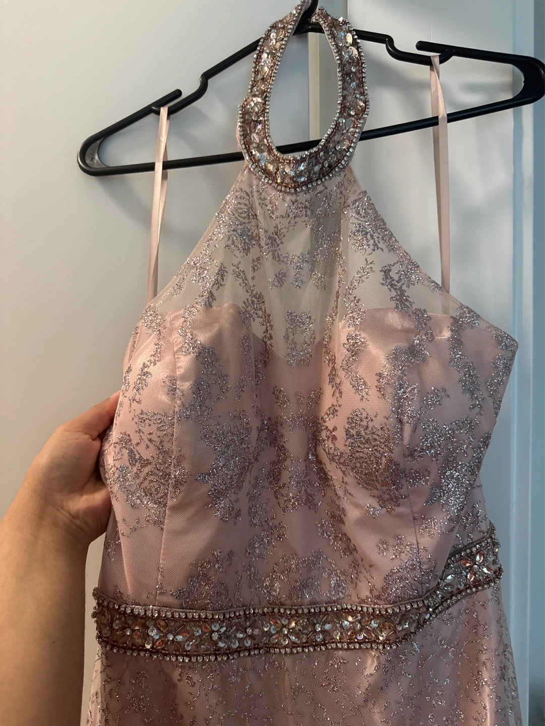 Melanie Lyne Pink Beaded Formal Dress - photo 2
