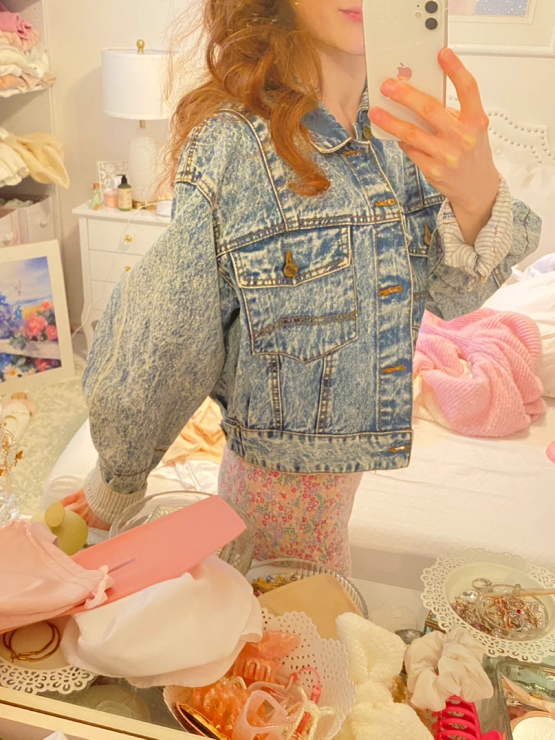 Vintage oversized jean Jacket - photo 2