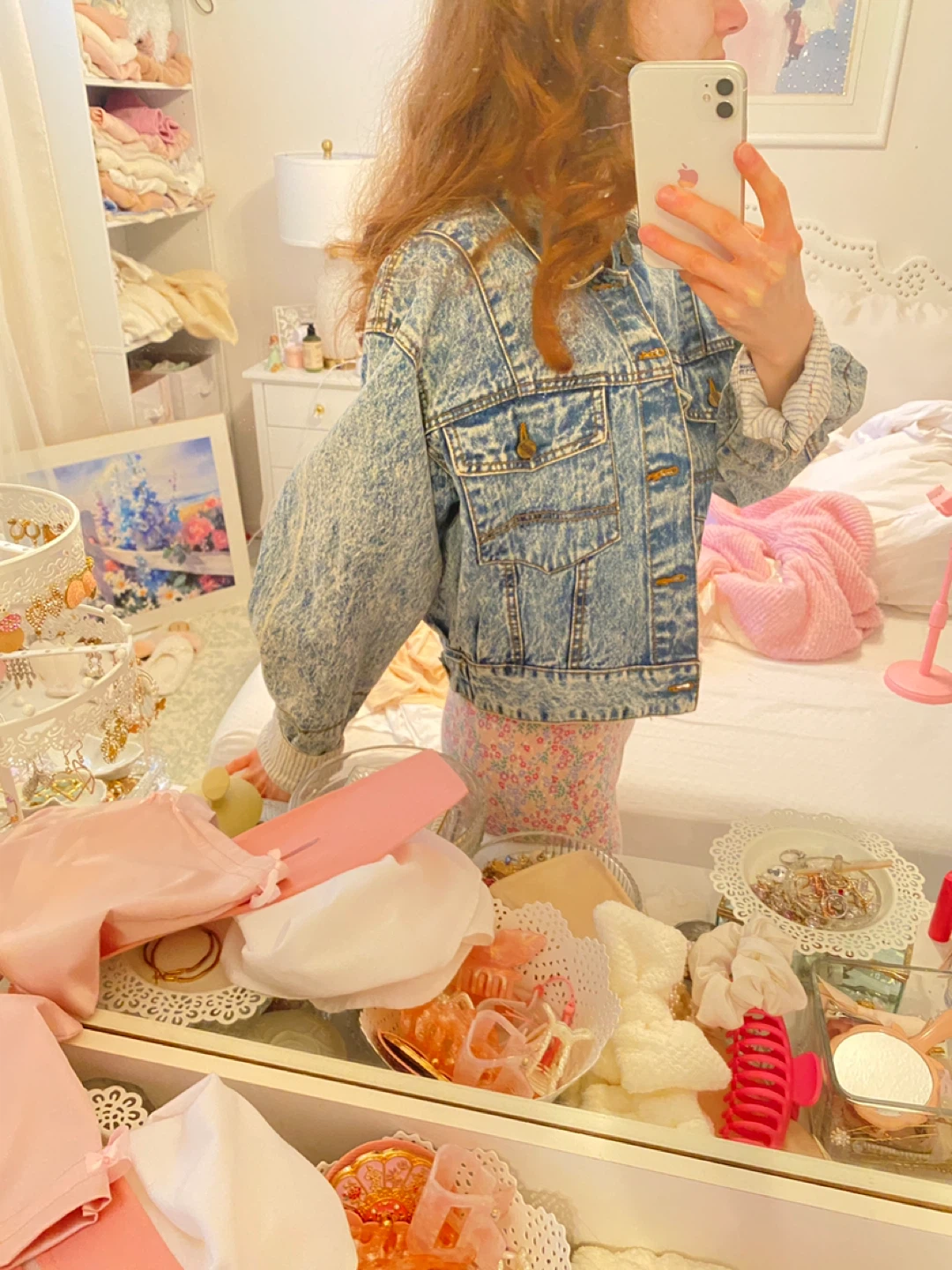 Vintage oversized jean Jacket