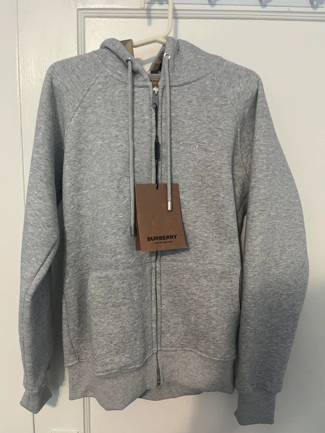 Grey Burberry Hoodie - Fits like XS - photo 4