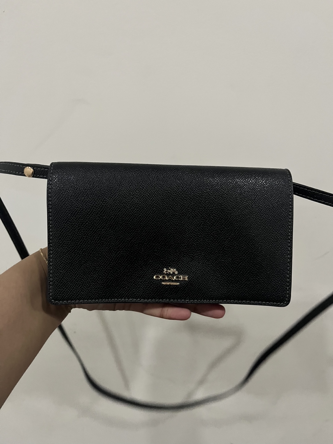 MOVING OUT SALE ! - Coach Black Crossbody Wallet