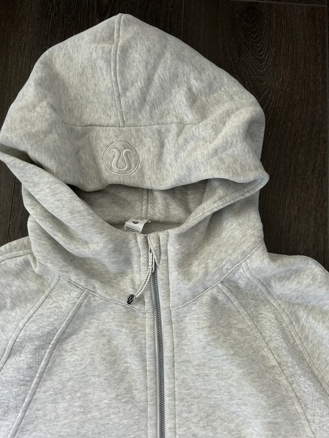 Lululemon Oversized Grey Full Zip Scuba - photo 3