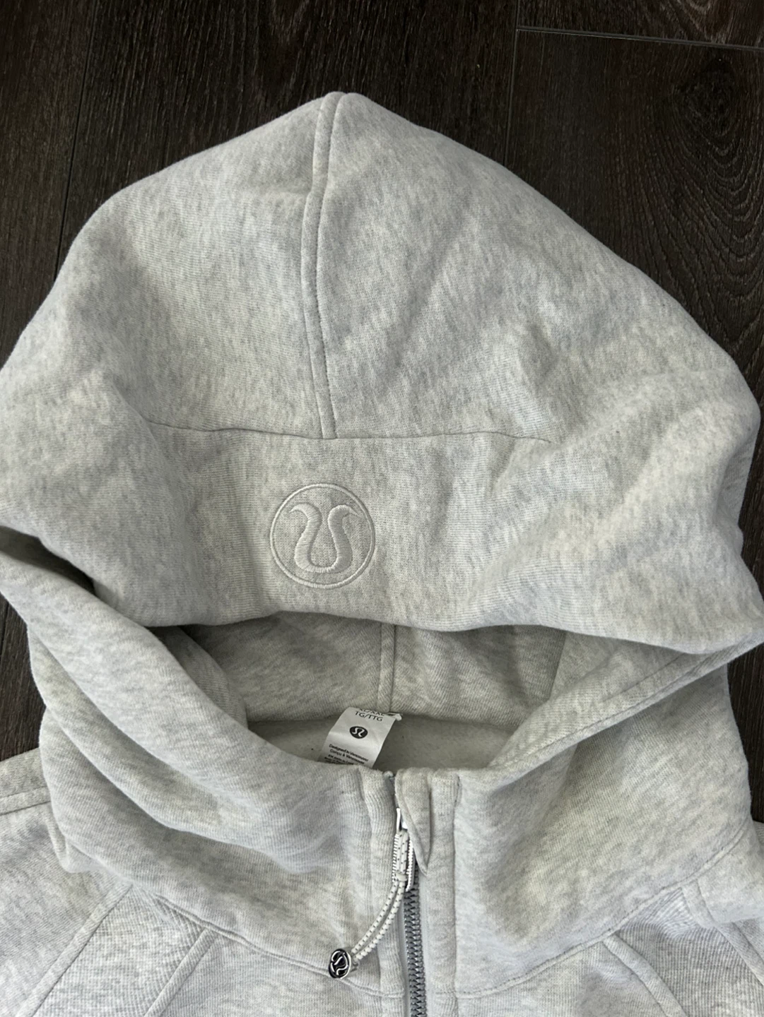 Lululemon Oversized Grey Full Zip Scuba - photo 4