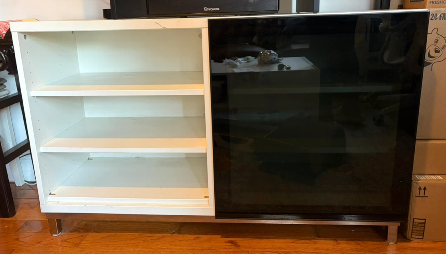 IKEA Cabinet with Glass Door