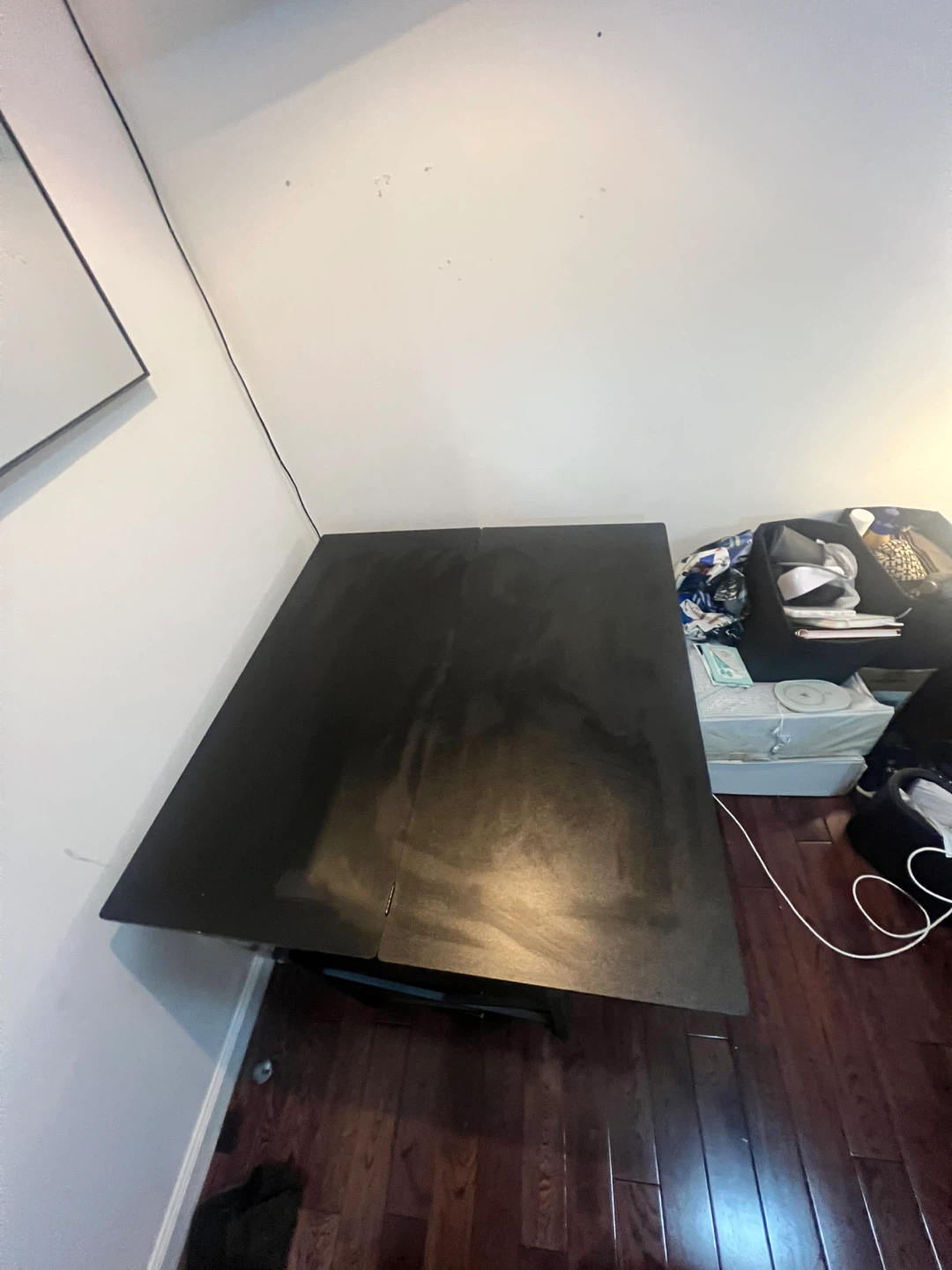 Black Lift Top Coffee Table with Storage - photo 2