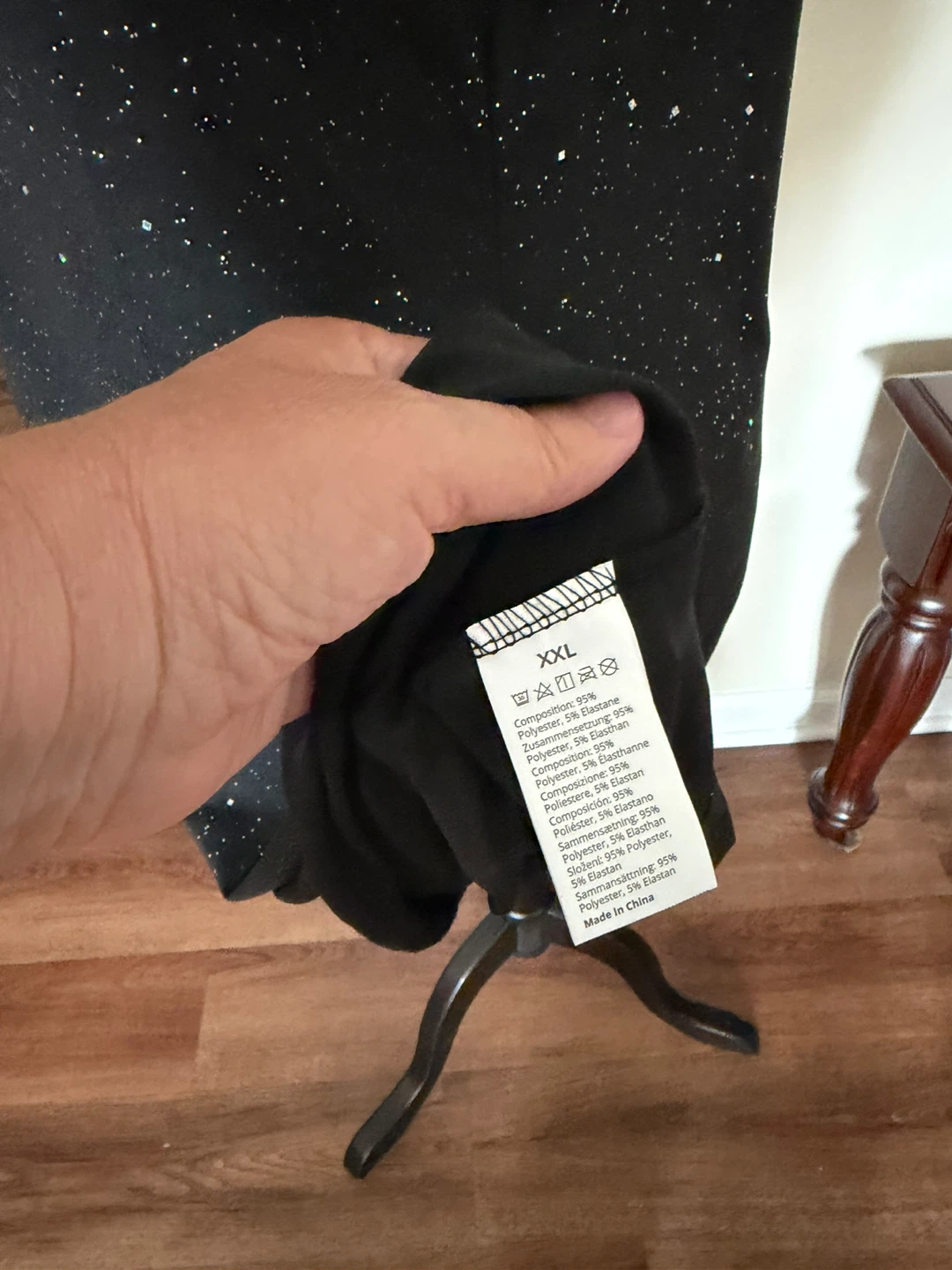 Black Sparkle Maxi Dress XXL - photo 4