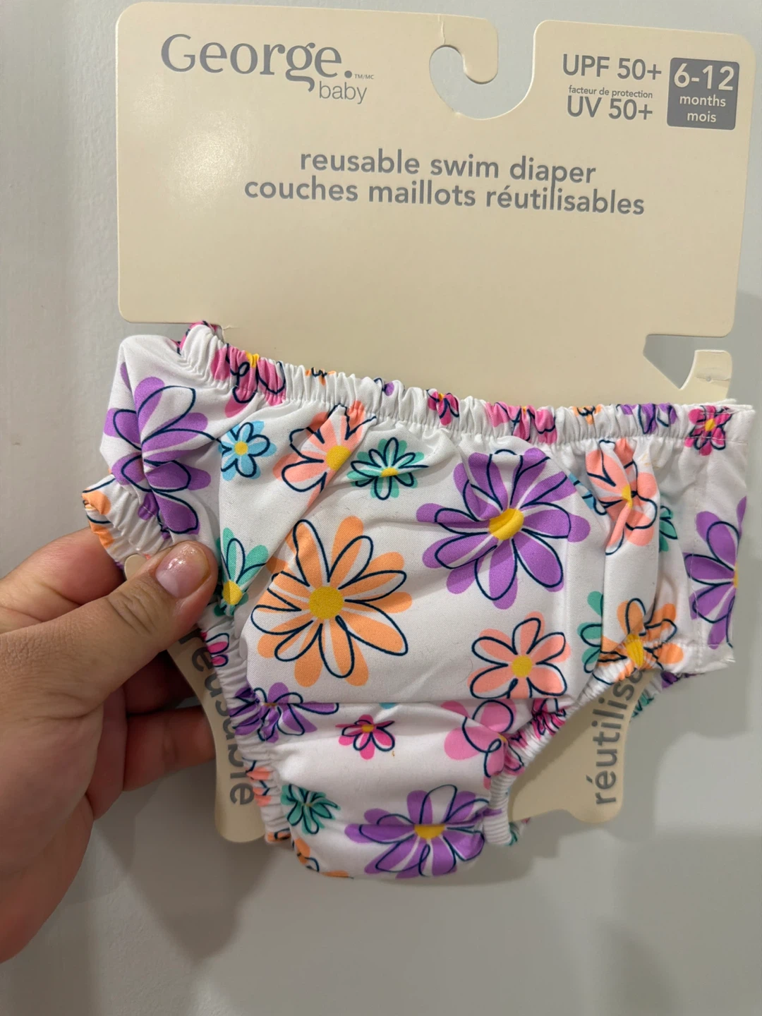 Baby Reusable Swim Diaper - 6-12 Months