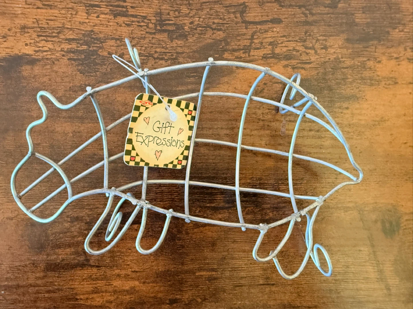 Soap holder/ Wire Hippo Basket