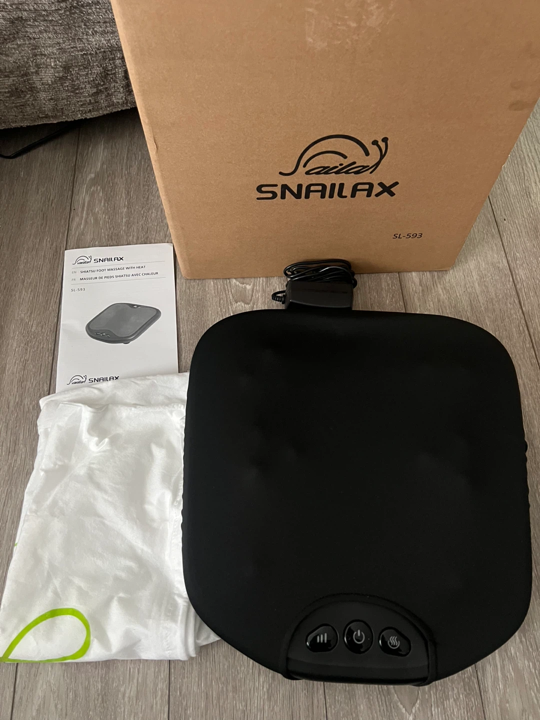 Snailax Shiatsu Foot Massager with Heat SL-593