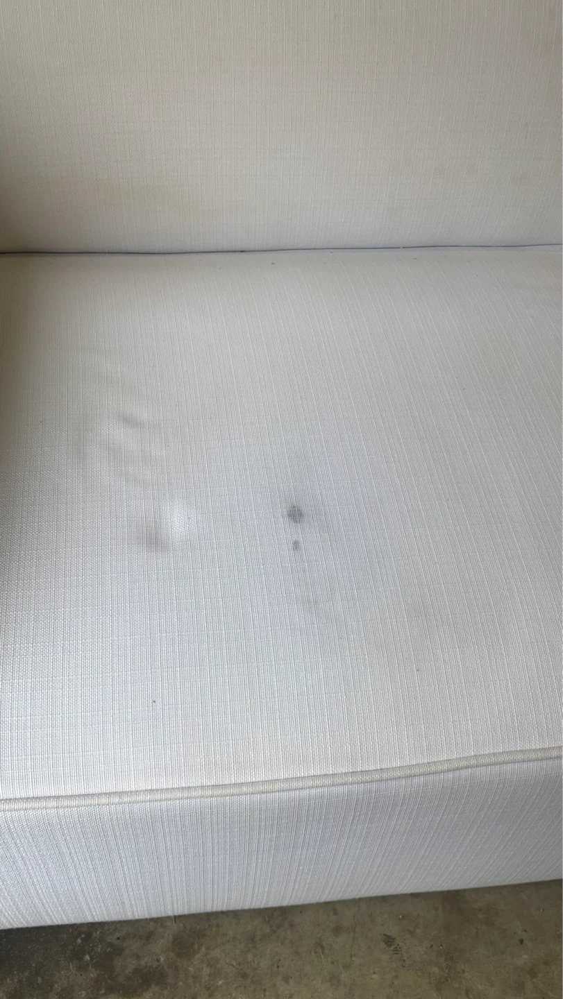 White Sectional Sofa - photo 3