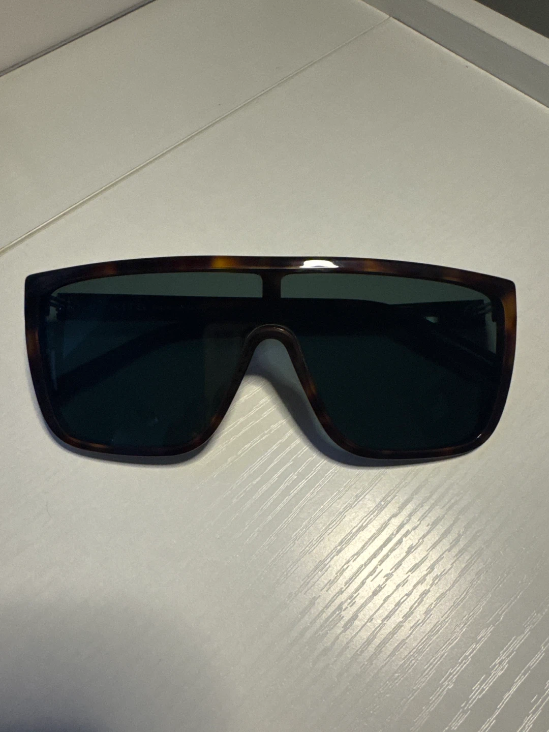 Tortoiseshell Shield Sunglasses
