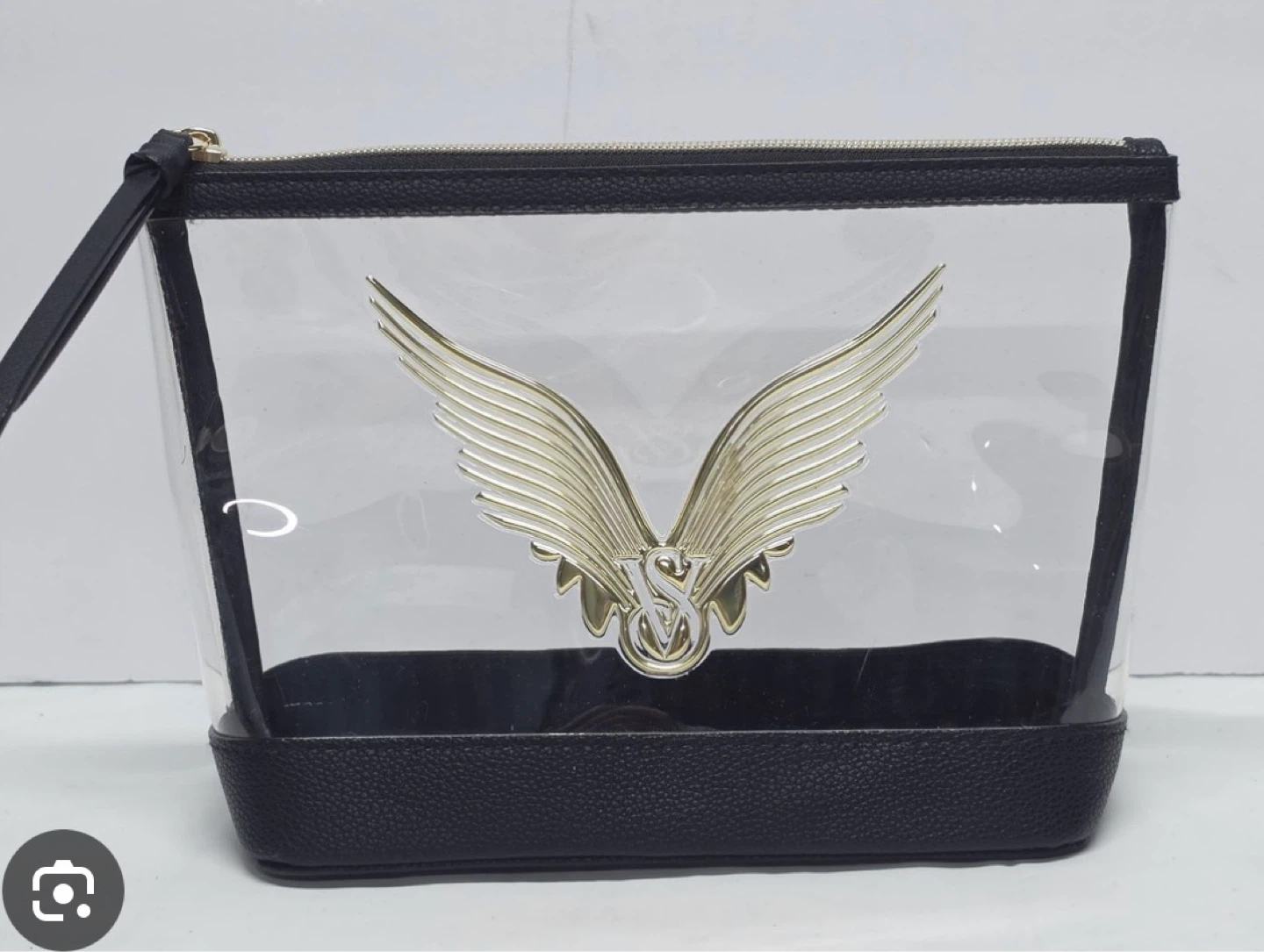 Victoria's Secret Angel Wings Clear Cosmetic Bag