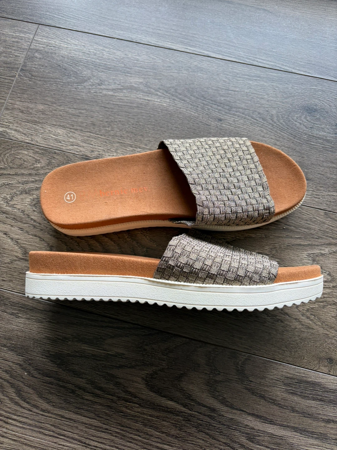 Bernie Mev. Women's Size 41 Woven Slides - photo 3