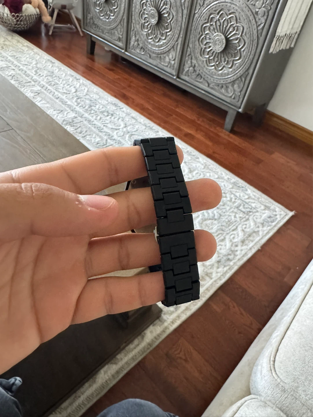 PIN TIME Black Watch with Arabic Numerals - photo 2
