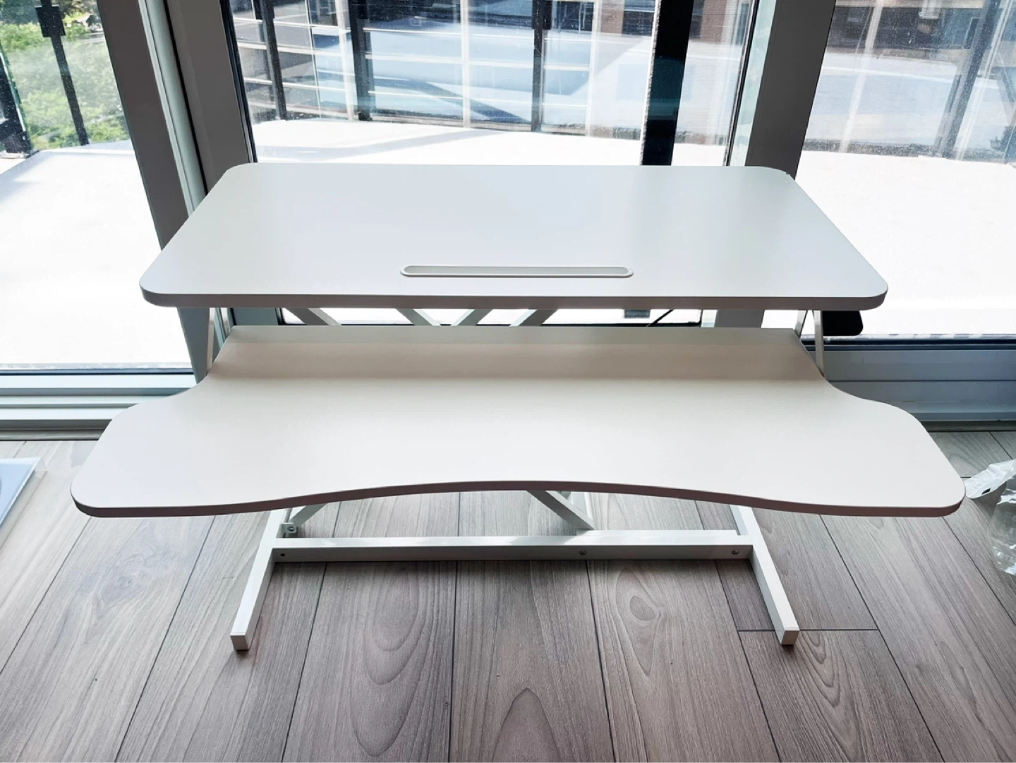 White Adjustable Standing Converter