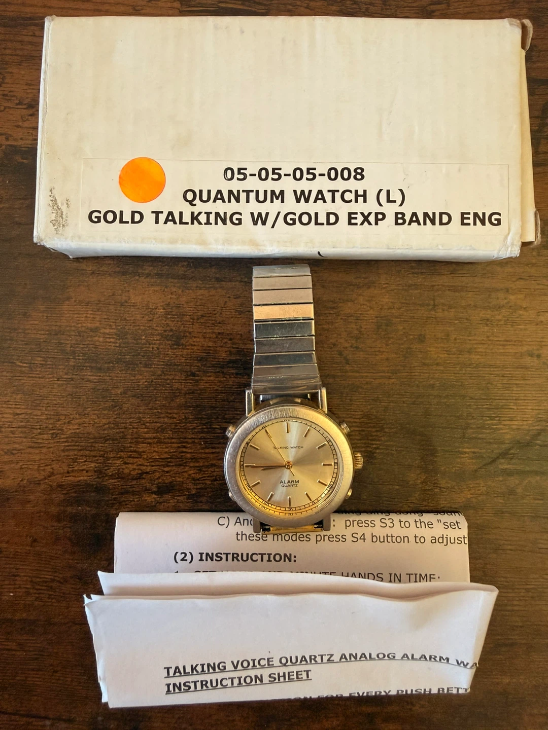 Unisex Talking Watch with Expansion Band