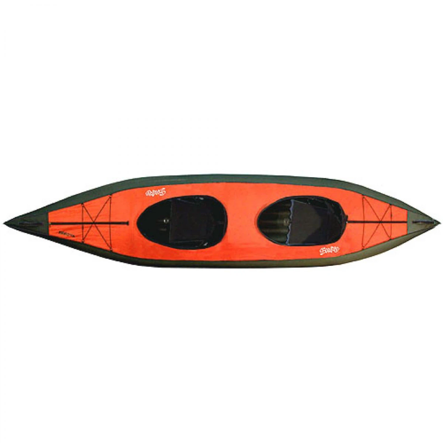 2x Tandem Kayaks. Green grey and Red black. - photo 4